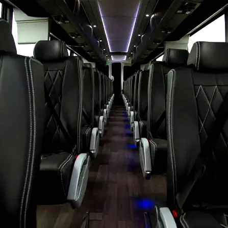 54 Passenger Executive Charter Bus Interior