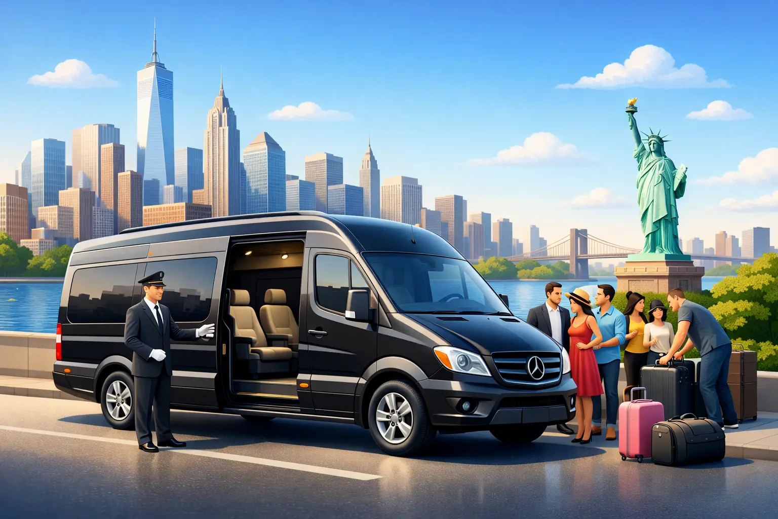 Chauffeur Van Service NYC for Groups and Events