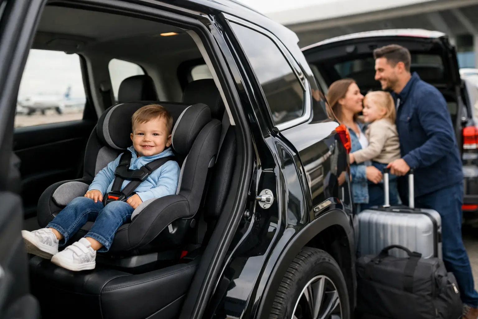 Child Seat Car Service NYC for Family Airport Trips