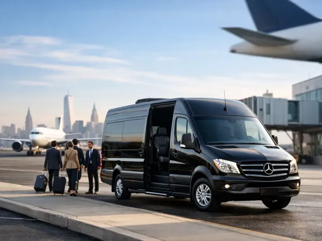 Mercedes Sprinter Airport Service for NYC Groups