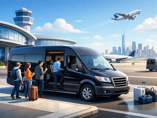 EWR Airport Van Service for Comfortable Group Travel